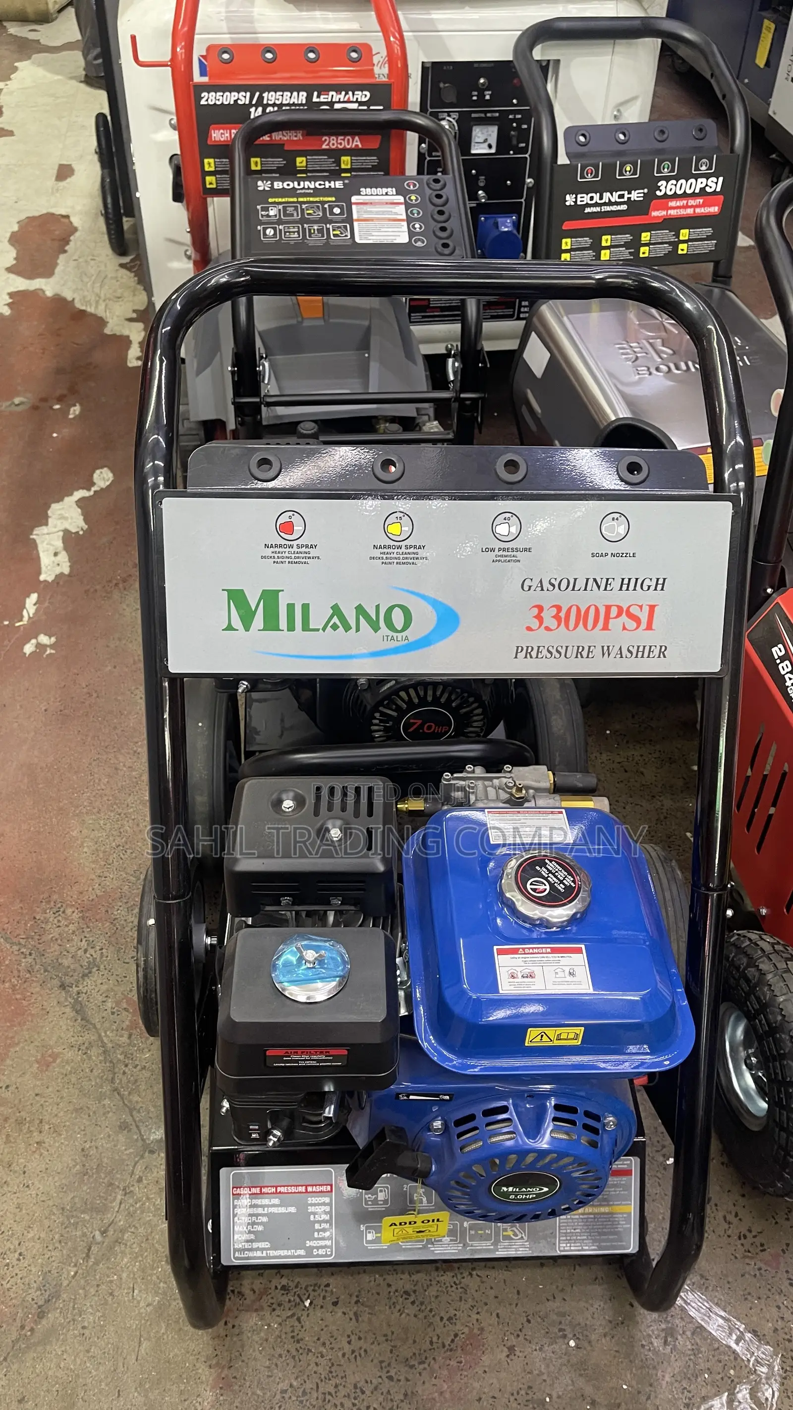 Milano 3200psi Petrol Carwash Machine
