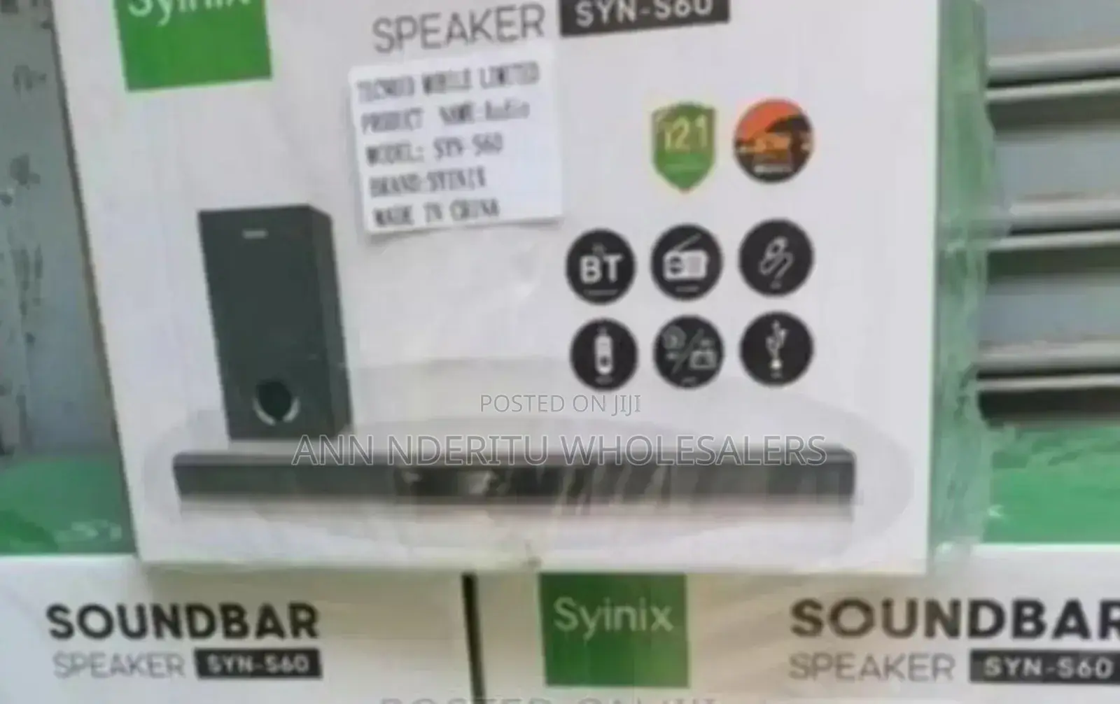 Syinix Sound Bar Speaker