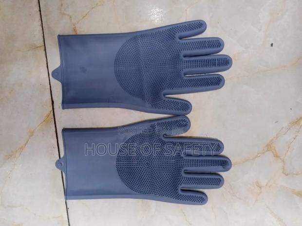 Silicone Cleaning Gloves - main view