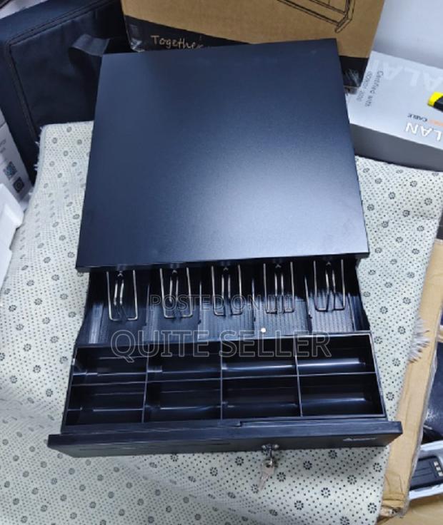 5 Tray Automatic Cash Drawerwith Removable Drawer Box, 5 Bill/5 Coin