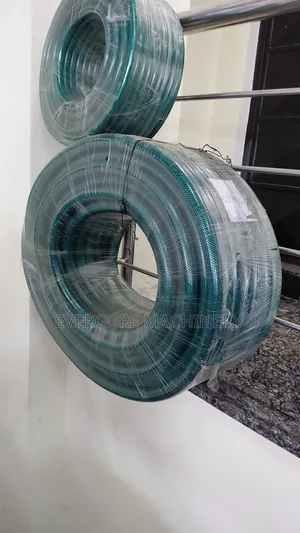 Green Braided Hose 1inch by 50m Long.