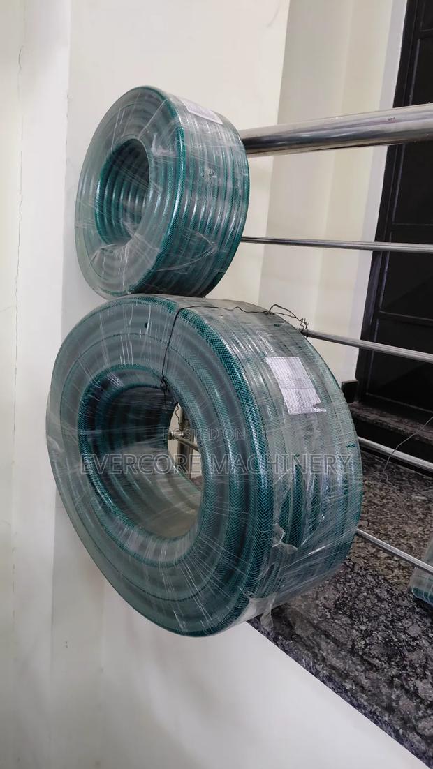 Green Braided Hose 1inch by 50m Long. - thumbnail 3