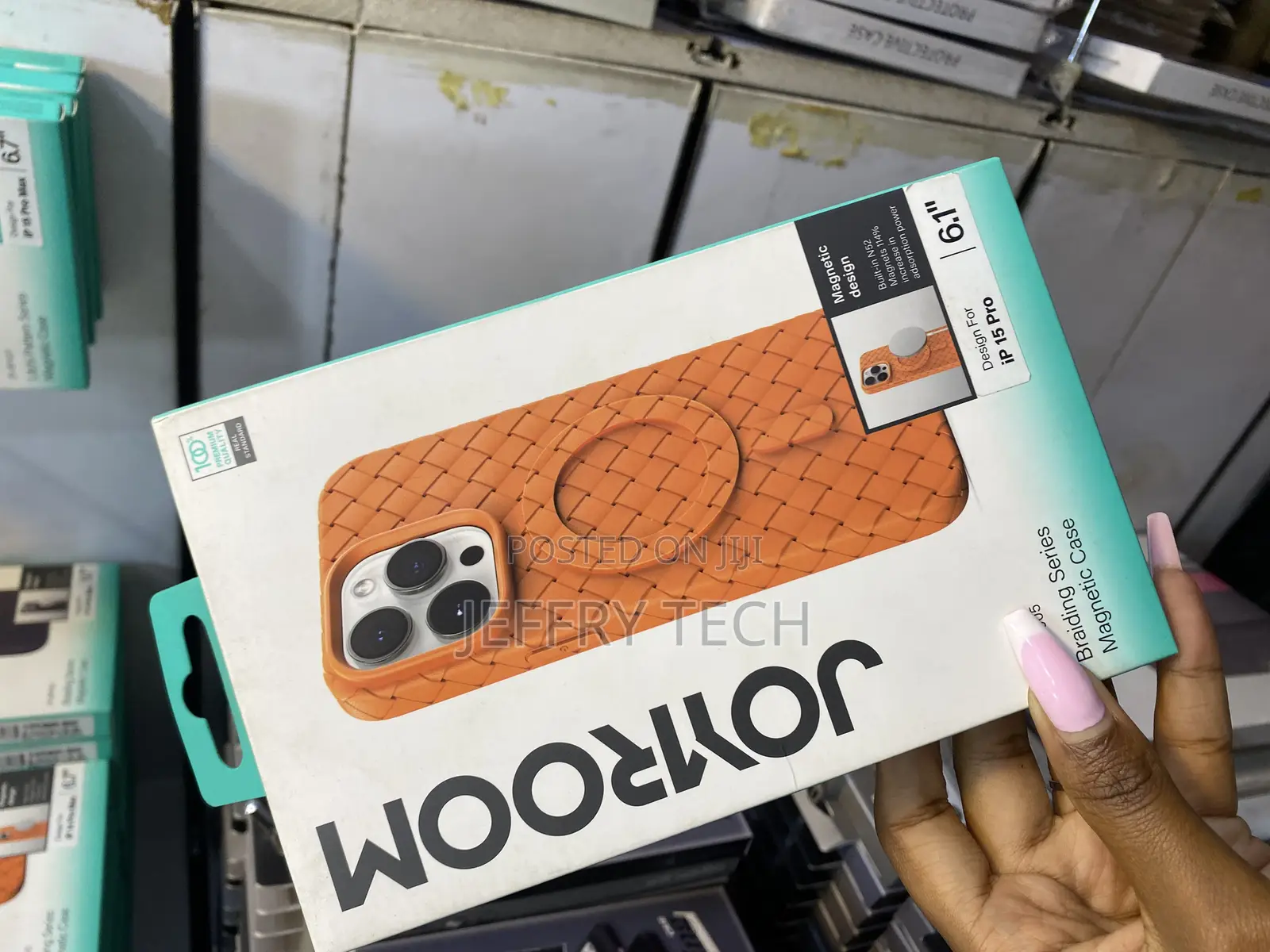 Norme Joyroom Braided Series Magsafe Magnetic Case for iPhone 15 Pro