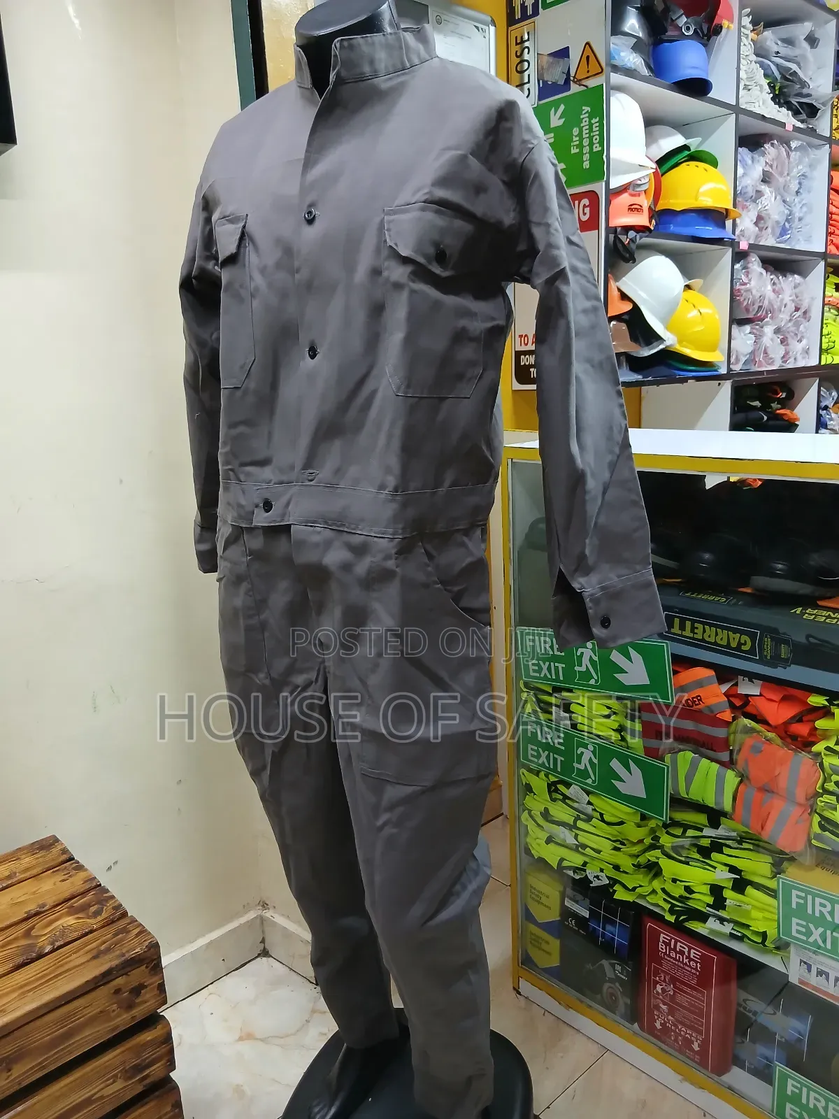 Grey Master Grip Overalls