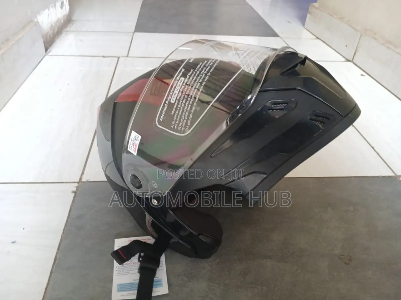 Quality Riding Helmets- Black Riding Helmet Flip Up Helmet