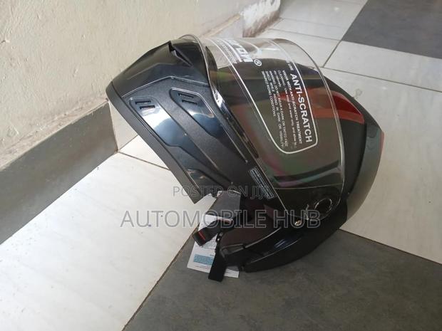 Quality Riding Helmets- Black Riding Helmet Flip Up Helmet - thumbnail 4