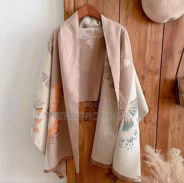 Floral Print Cashmere Shawls - thumbnail 2