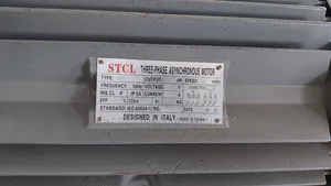 STCL Italy 50hp Lowspeed Electric Motor Three Phase.