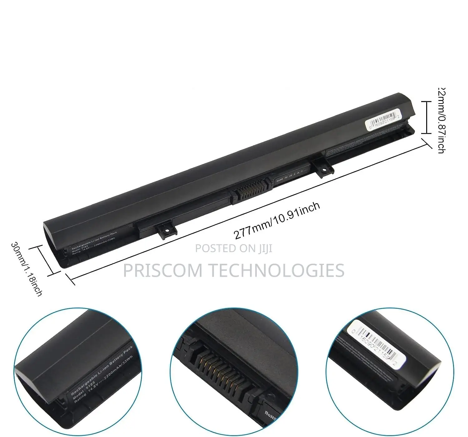 Pa5195u-1brs Laptop Battery for Toshiba Satellite C50 C55 C55d C55t