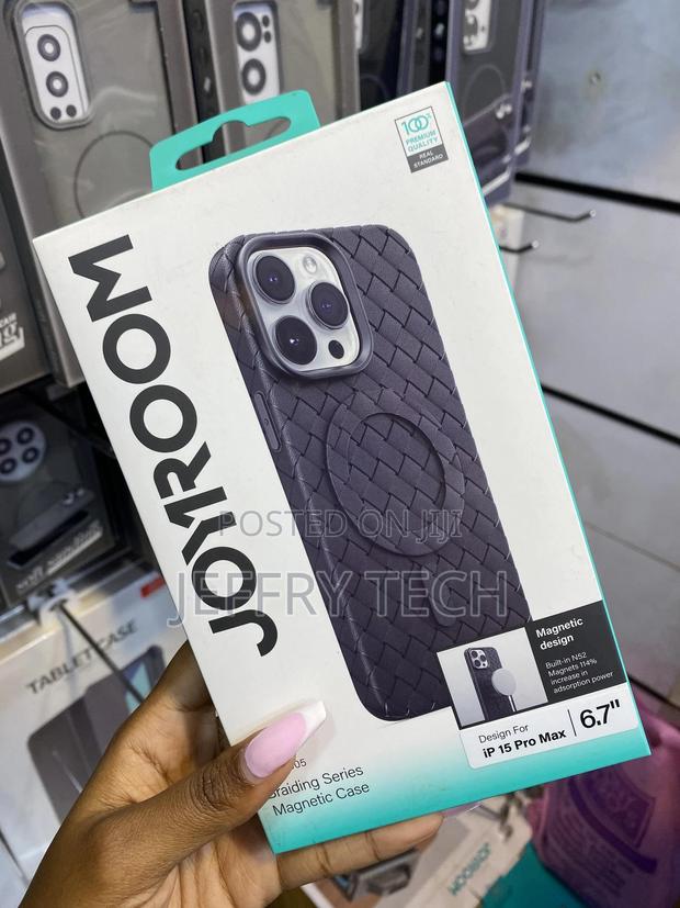 Medaly Joyroom Braided Series Magsafe Case For iPhone 15 Pro Max - thumbnail 3