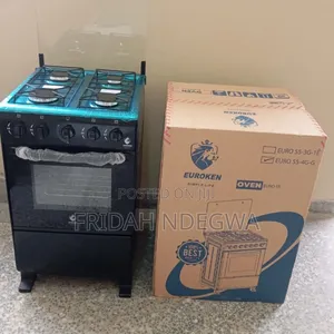 Full Euroken Standing Cooker With Gas Oven Cooker
