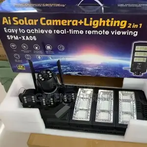 2in1 Ai Solar Camera Withstreet Light Solar System