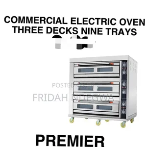Commercial Electric Oven Three Deck Nine Tray