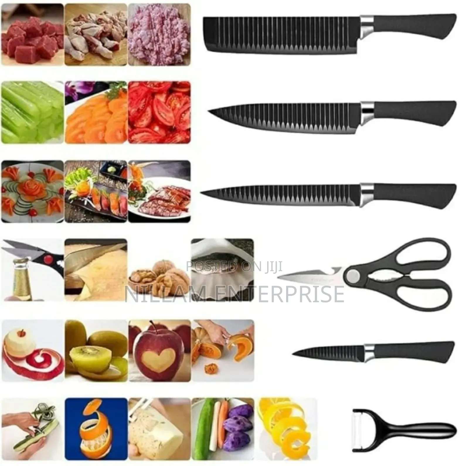 6pcs Zepter Knife Gift Pack Set