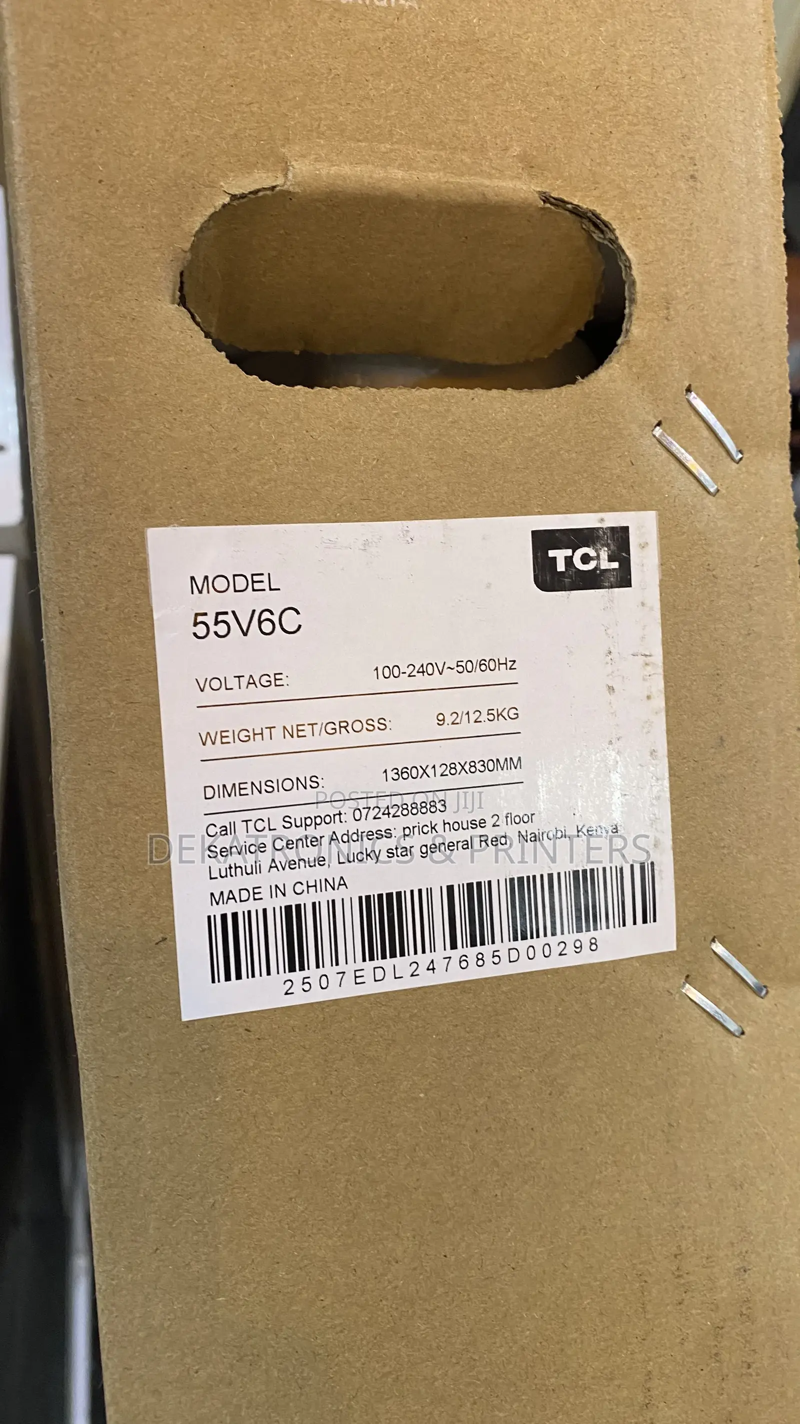 TCL 55′′ 55v6c Smart HDR Google Tv (New 2025)