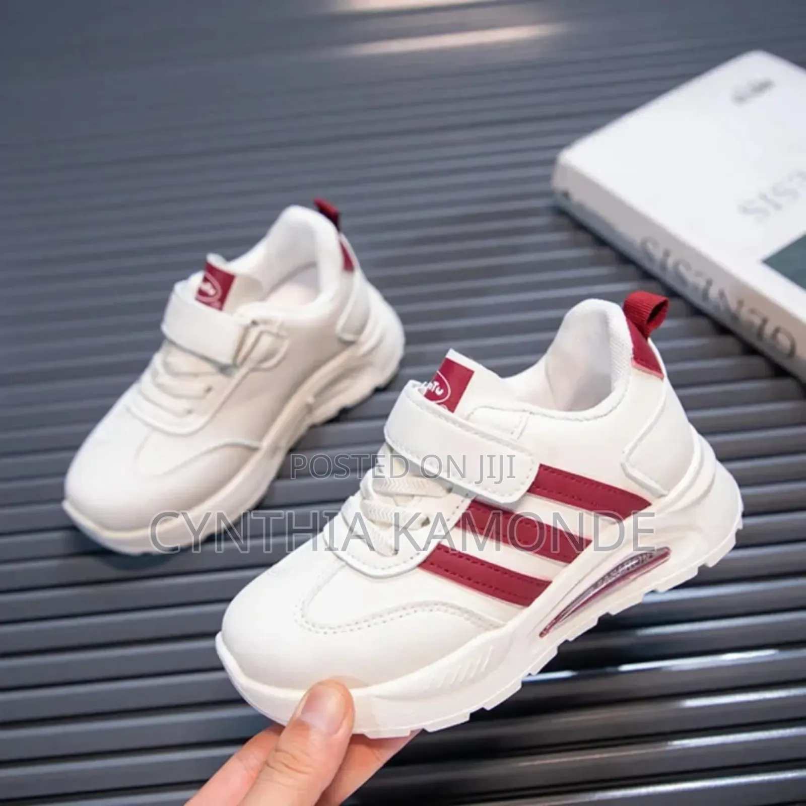 White Black Brown Kids Shoes