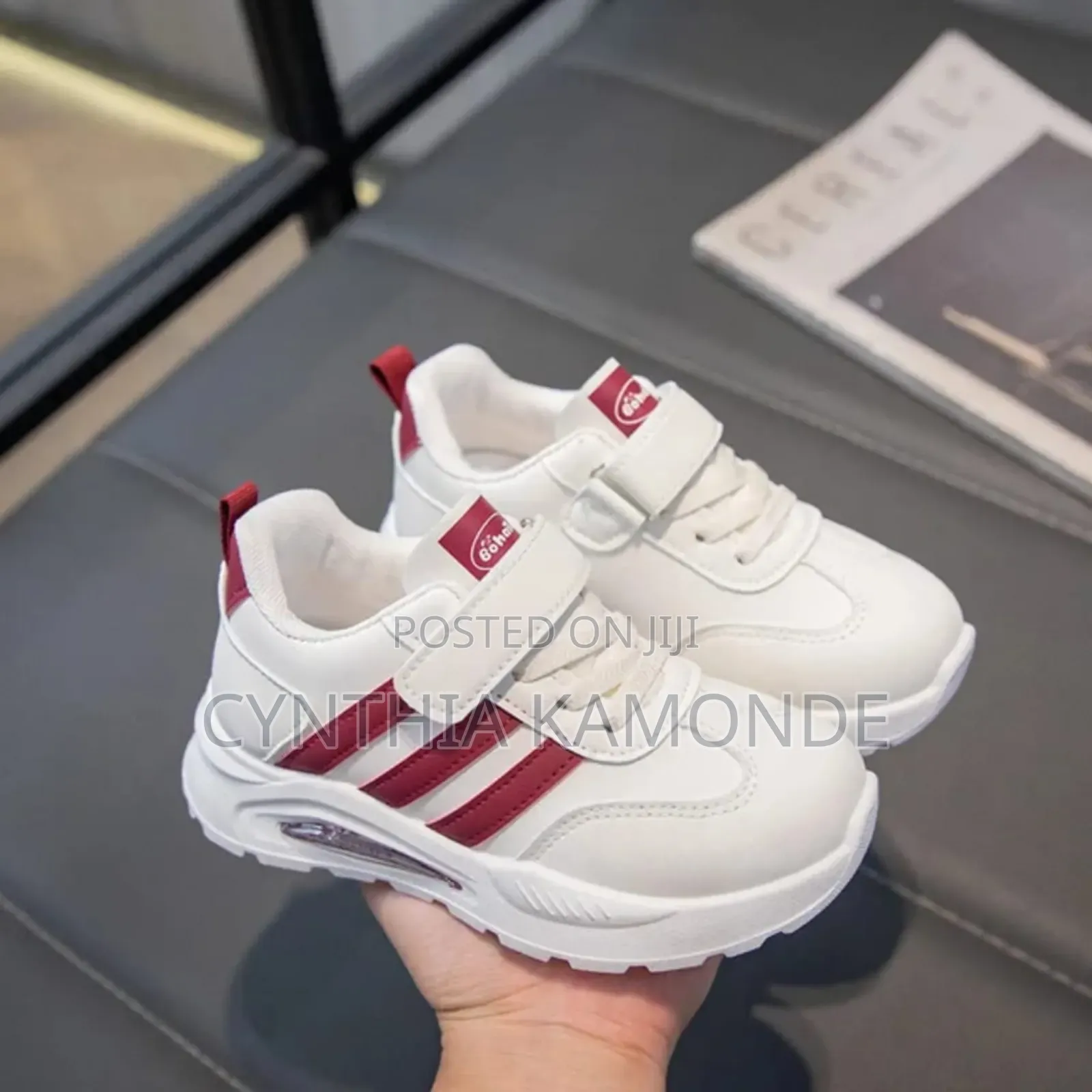 White Black Brown Kids Shoes