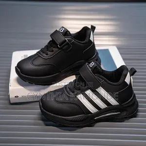 White Black Brown Kids Shoes