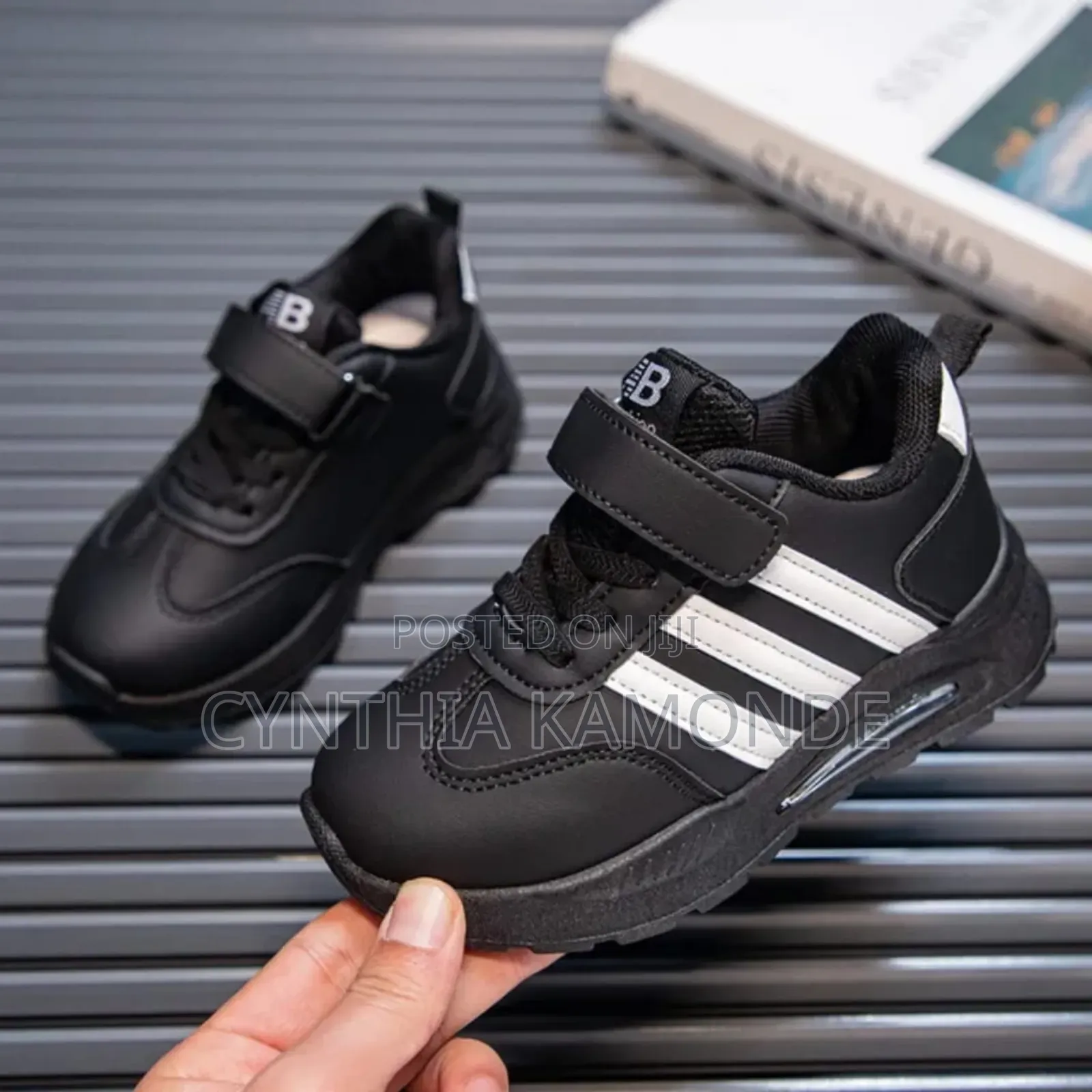 White Black Brown Kids Shoes