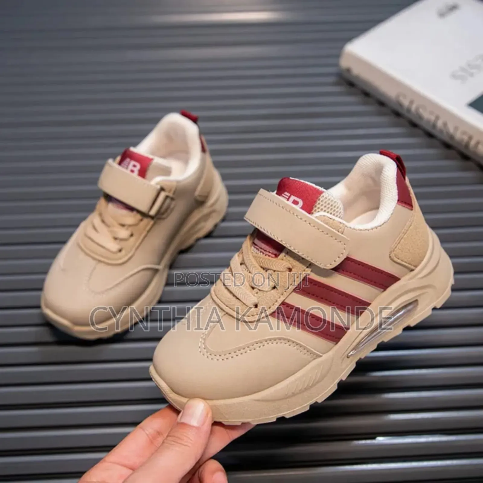 White Black Brown Kids Shoes
