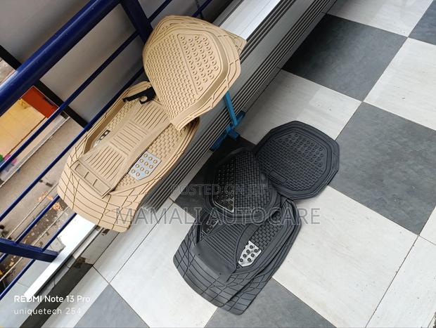 Premium Silver Patch Universal Car Rubber Mats
