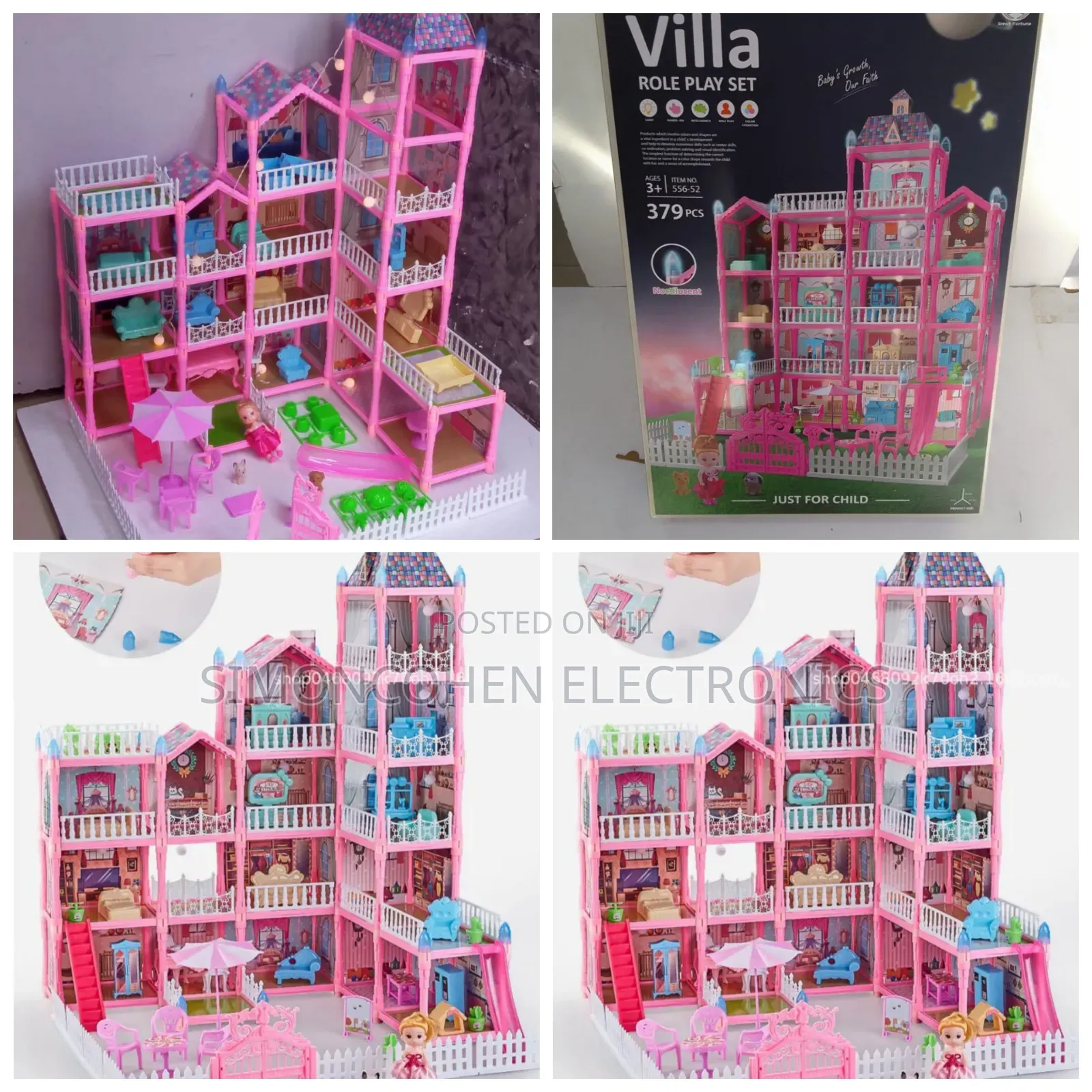 379pcs Big Doll House