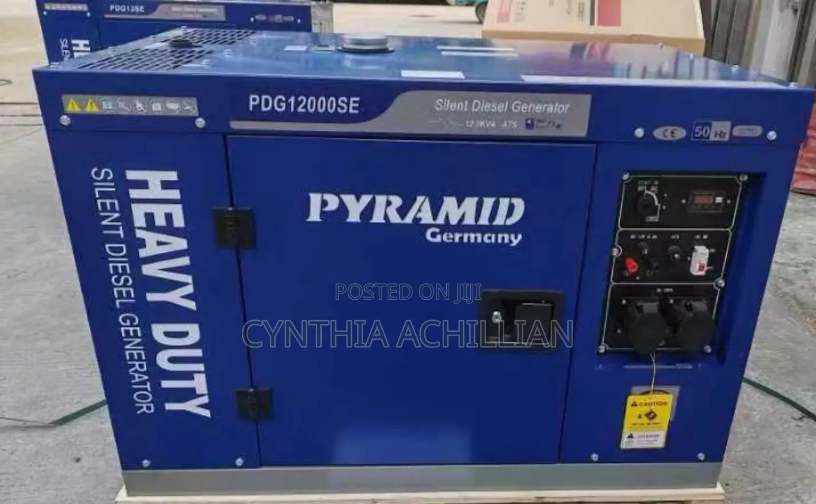 Pyramid Pdg12000se Heavy Duty Silent Diesel Generator – 12 Kva