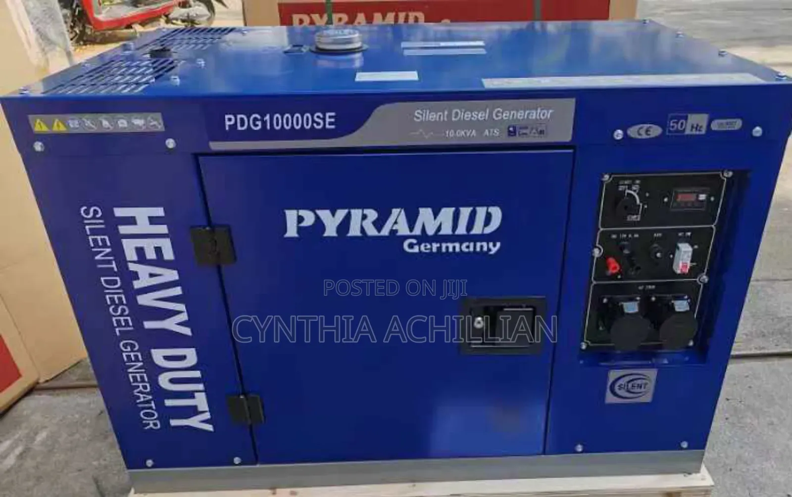Pyramid Pdg12000se Heavy Duty Silent Diesel Generator – 12 Kva
