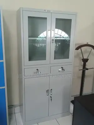 Multi-Compartment Metal Storage Cabinet