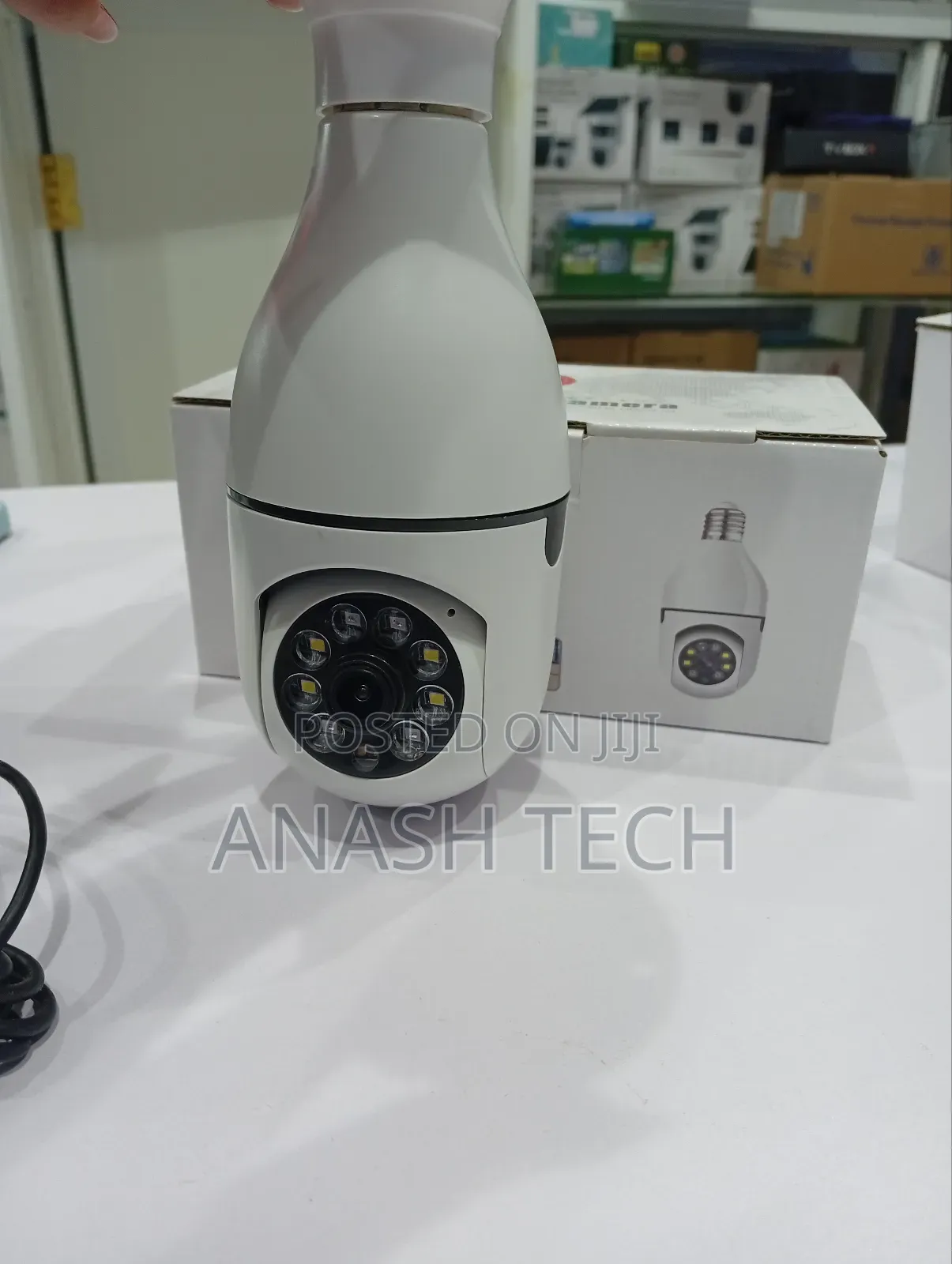 Best , PTZ V380 Bulb Wifi Dual Lens Camera Bulb Color Night Vision