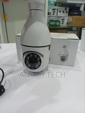Best , PTZ V380 Bulb Wifi Dual Lens Camera Bulb Color Night Vision