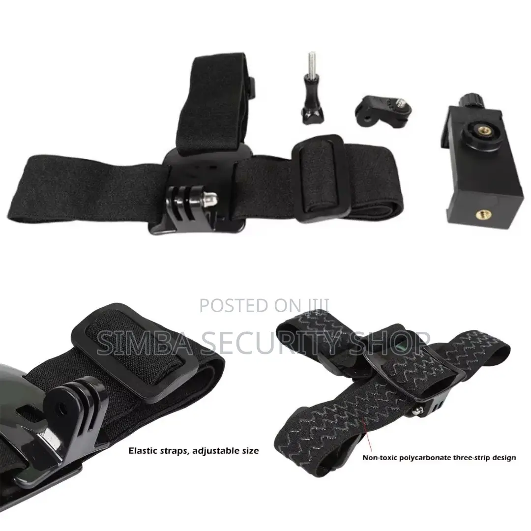 Adjustable Head Strap Mount Belt Pov Action Phone Camera Harness Sport