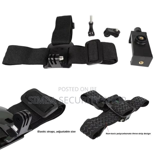 Adjustable Head Strap Mount Belt Pov Action Phone Camera Harness Sport - thumbnail 3