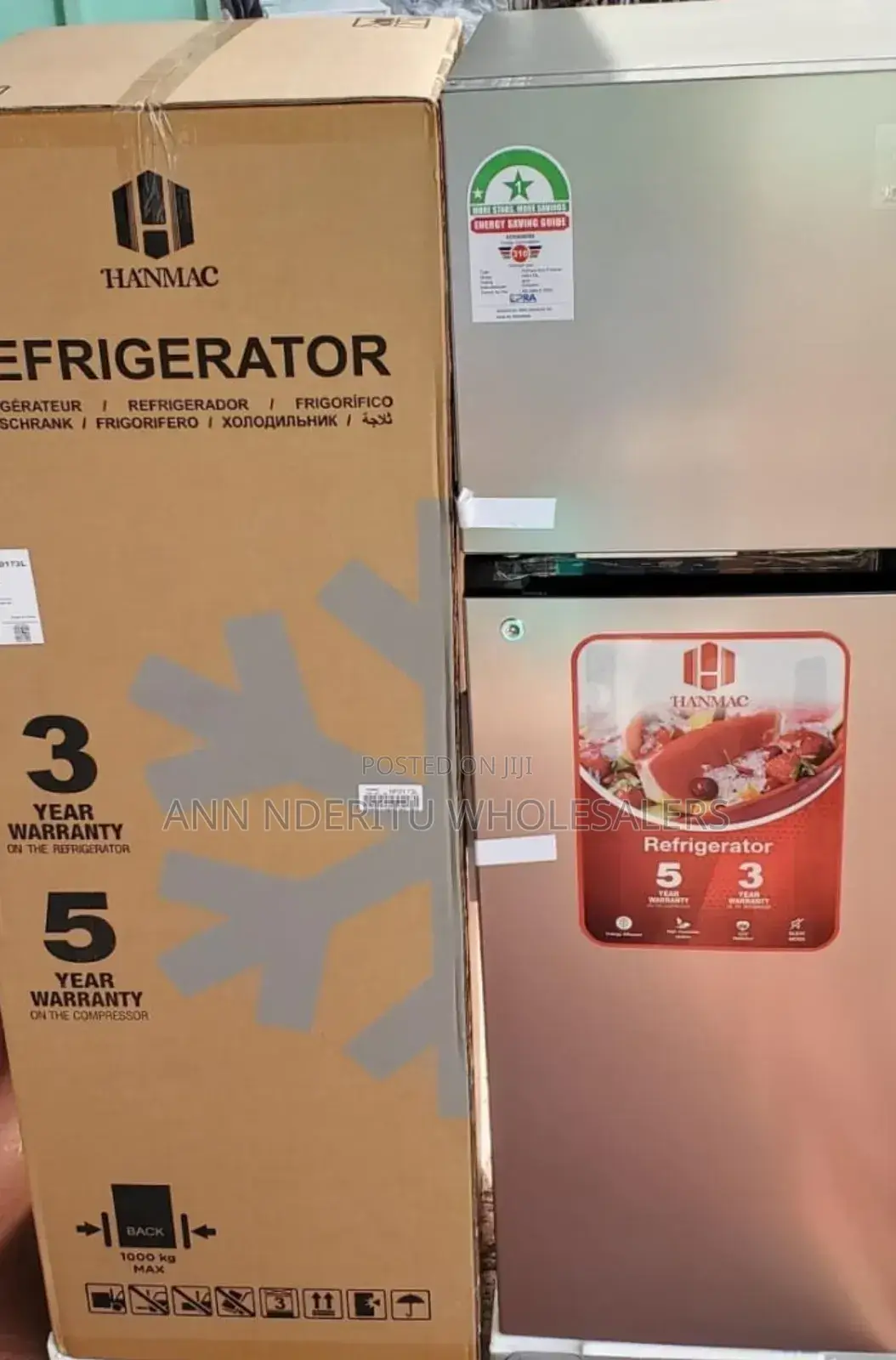 Hamachi 173 Litres Double Door Refrigerator