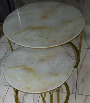 Executive Marble Top Nesting Table