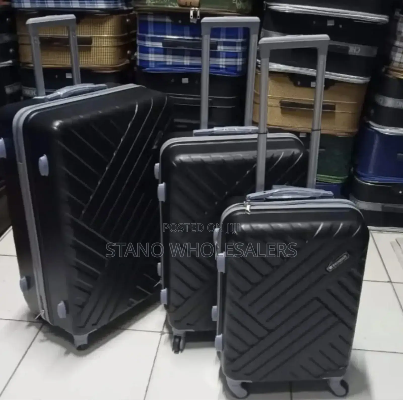 3 in 1 Fibre Suitcase