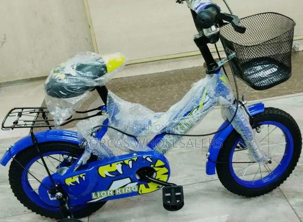 Blue Size 12 Bike With Trainer Wheels - main view