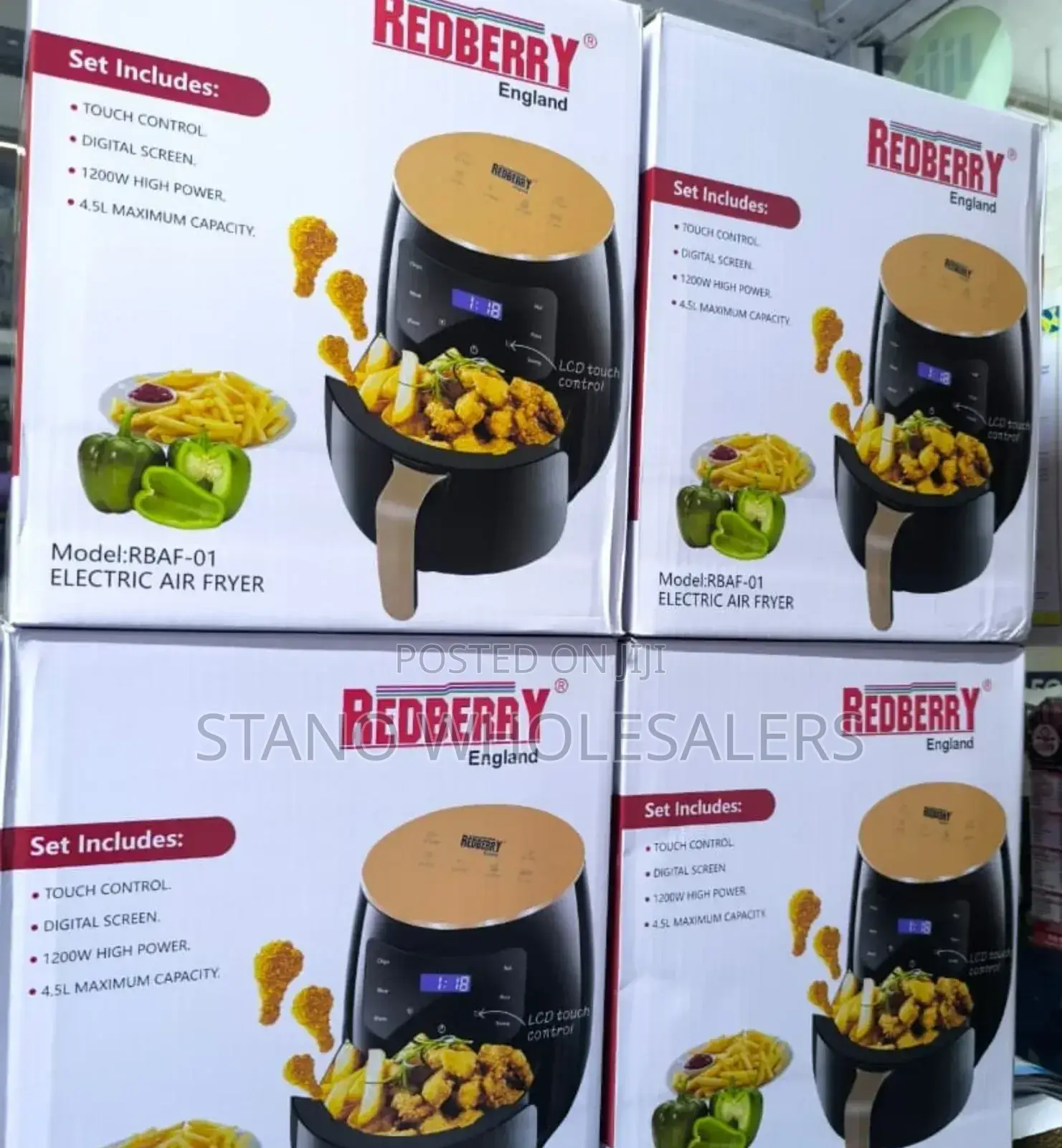 Redberey 4.5 Litres Air Fryer