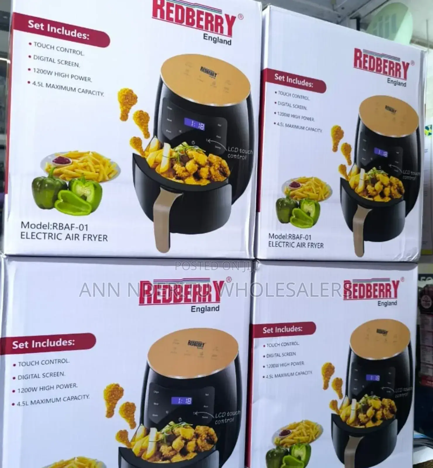 Redberey 4.5 Litres Air Fryer
