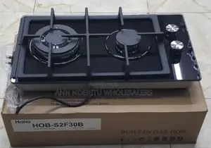 Haier 2 Burner Glass Inbuilt Cooker