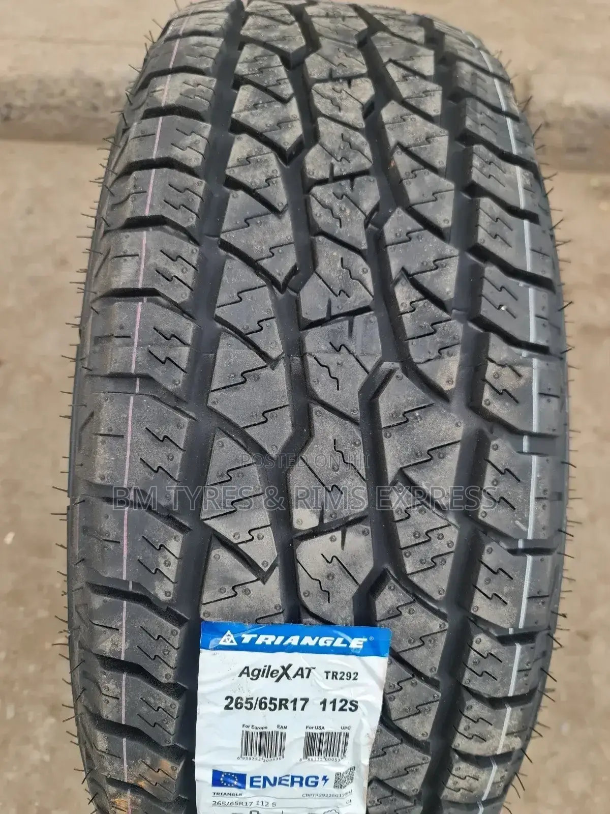 265 /65 R17 Triangle Tyres (All Terrrain)
