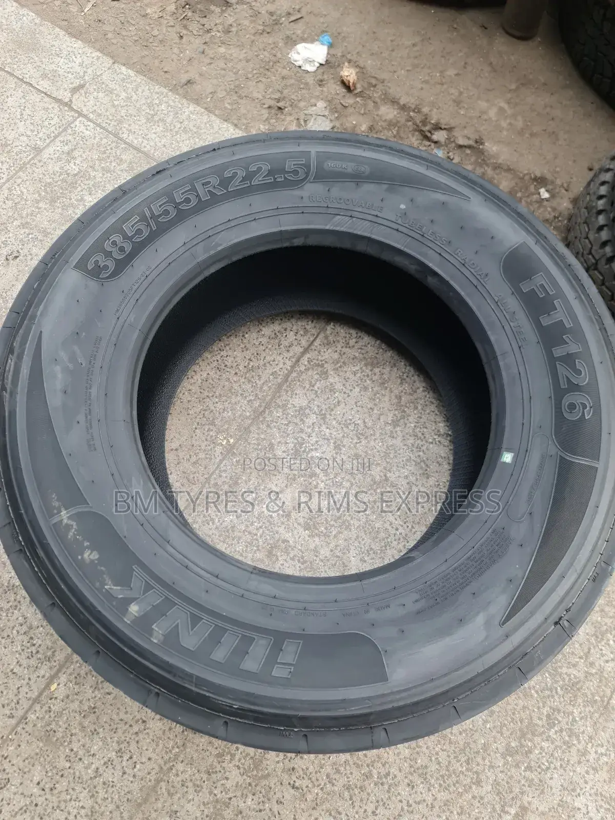 385 /55 R22.5 Ilink Tyres (Super Single)