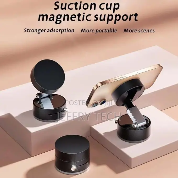 Vacuum Suction Magnetic Car Phone Holder Mount