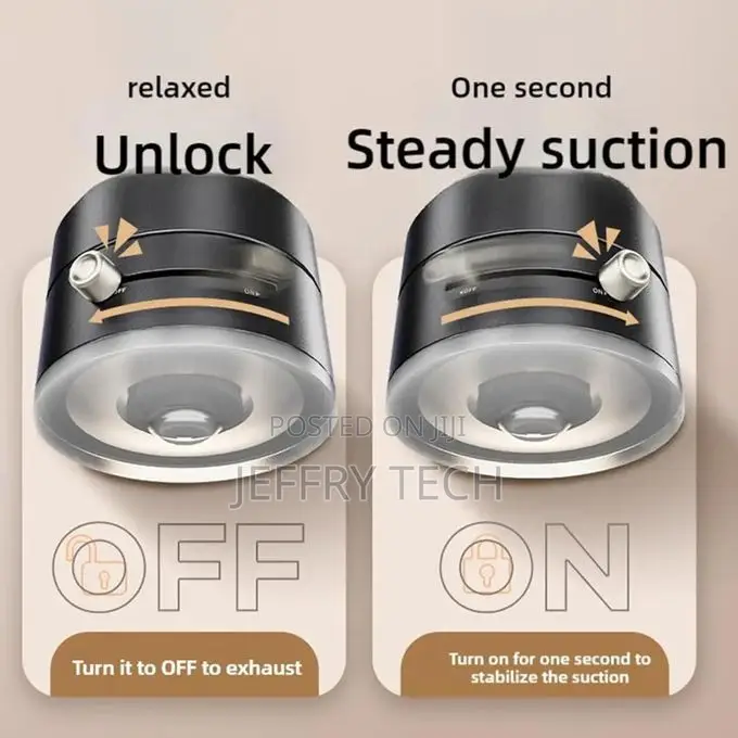Vacuum Suction Magnetic Car Phone Holder Mount