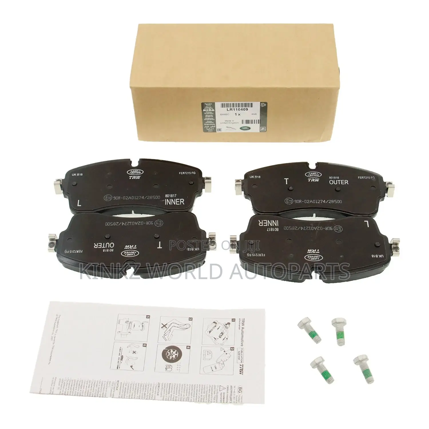 Land Rover Front Brake Pads Range Sport Discovery 5 Lr162044