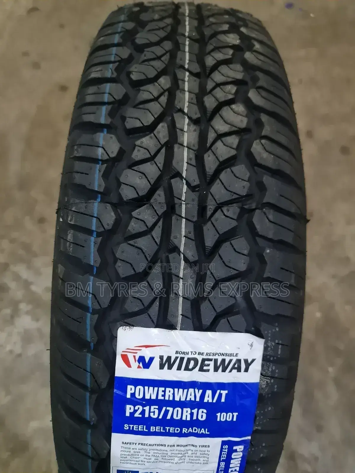 215 /70 R16 Wideway Tyres (All Terrrain)