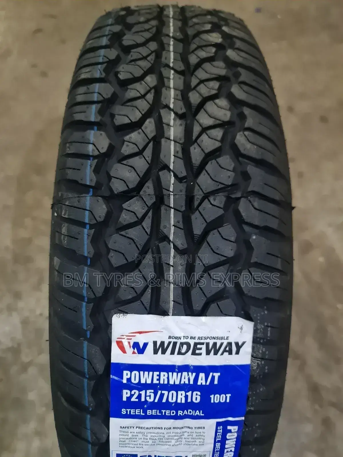 215 /70 R16 Wideway Tyres (All Terrrain)