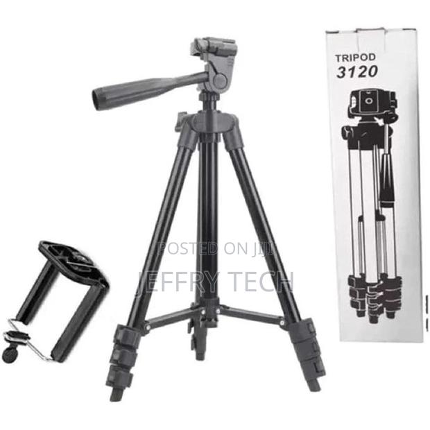 Portable Tripod. Tripod for Mobile and Camera - Lightweight Aluminum -