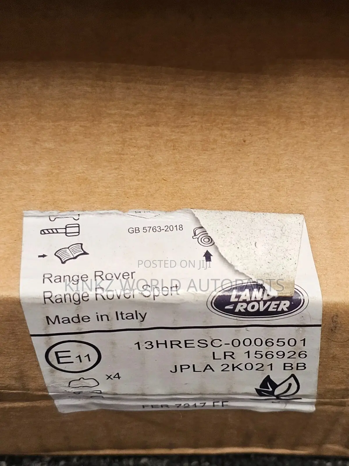 Range Rover Front Brake Pads Defender Discovery 5 Lr156926