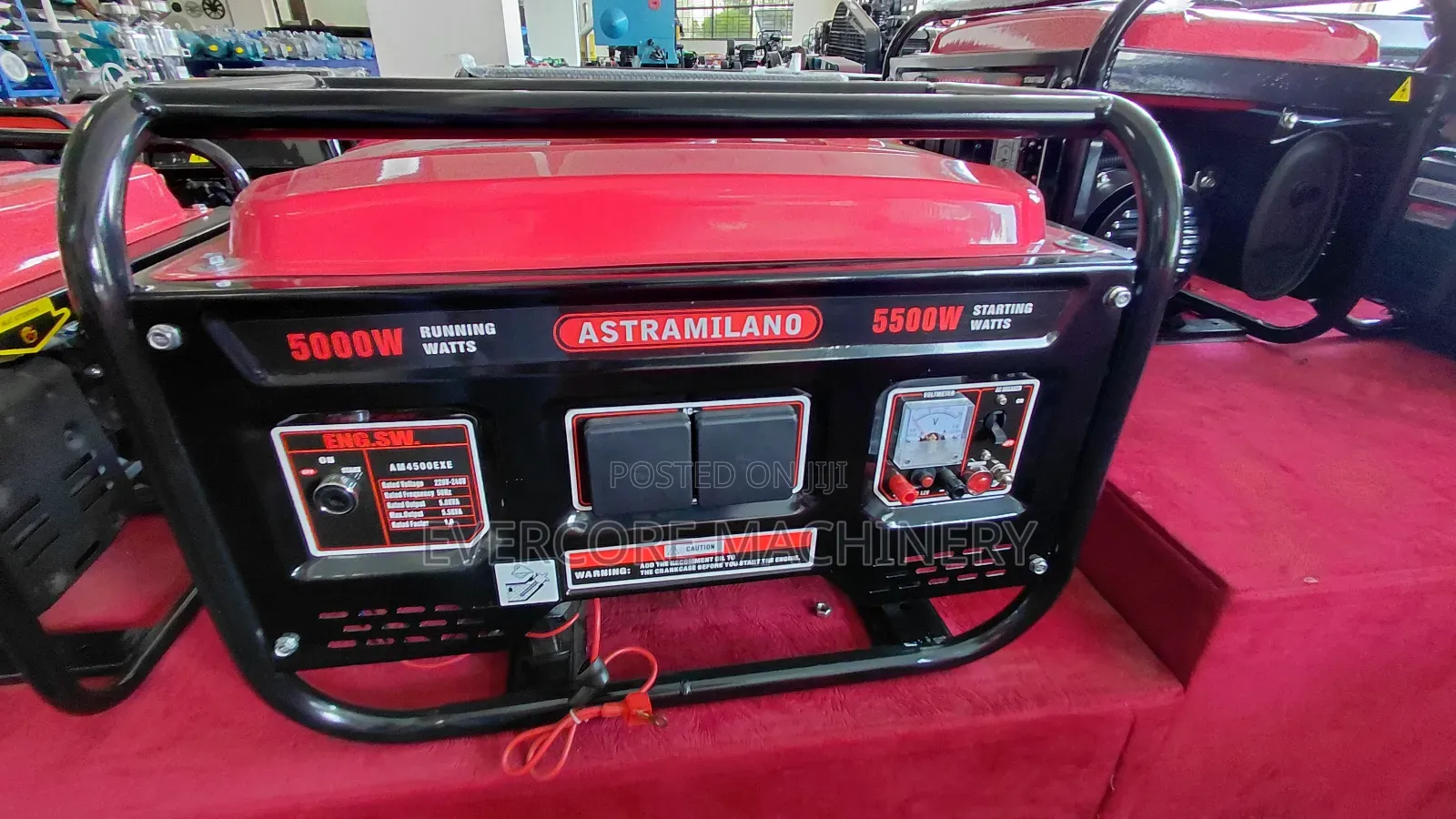 Astramilano 5kva Petrol/Fuel Generator Single Phase.